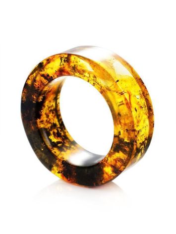 Bright Lemon Amber Band Ring The Magma, image , picture 3