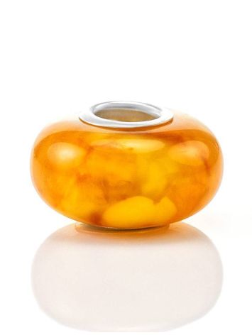 Bright Honey Amber Ball Charm, image , picture 2