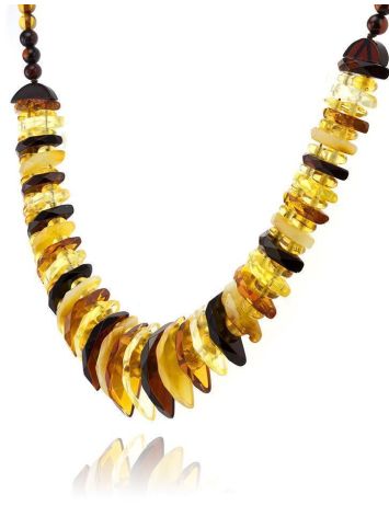 Multicolor Amber Necklace The Tangerine, image , picture 2