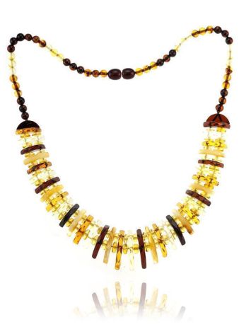 Multicolor Amber Necklace The Tangerine, image , picture 6