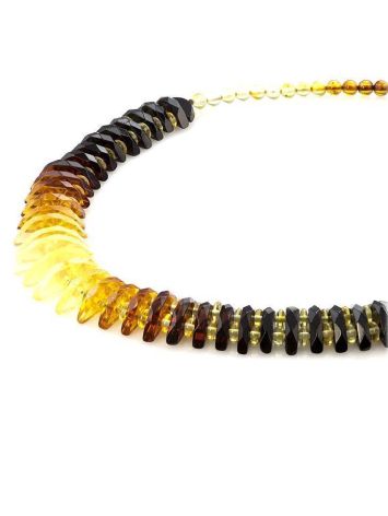 Two Toned Amber Necklace The Tangerine, image , picture 7