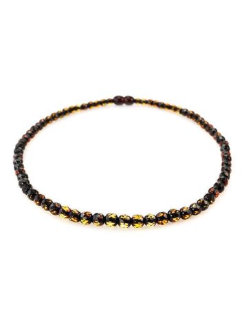 Faceted Amber Beaded Necklace The Prague, image , picture 3