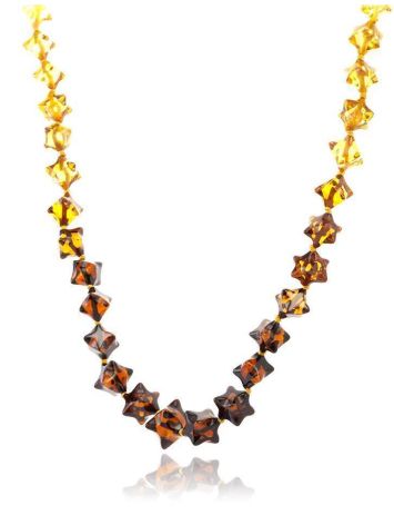 Star Shaped Amber Beaded Choker, image , picture 7