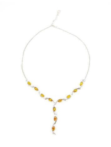 Amber Necklace In Sterling Silver The Verbena, image , picture 5