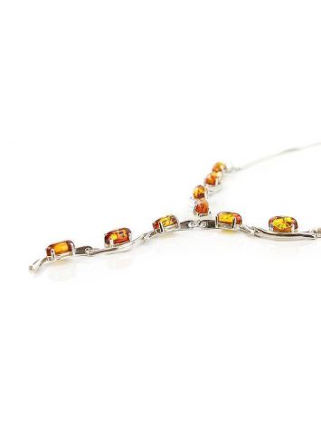 Amber Necklace In Sterling Silver The Verbena, image , picture 4