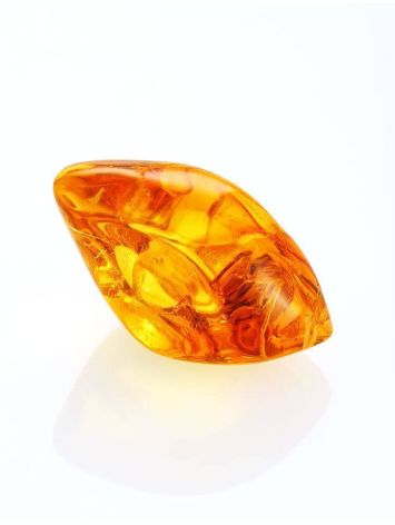 Glossy Amber Stone With Spider Inclusion, image , picture 5