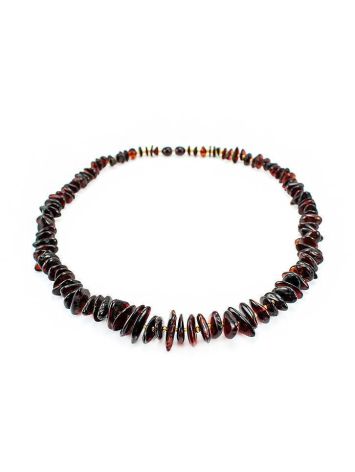 Cherry Amber Beaded Necklace, image , picture 3