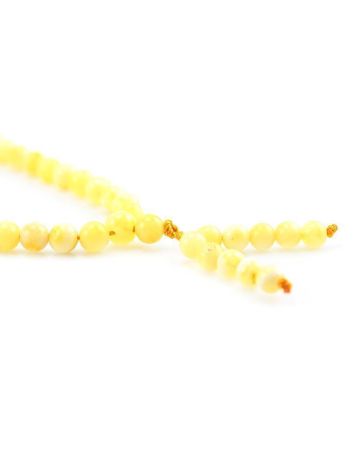 Honey Amber Mala Prayer Beads, image , picture 5