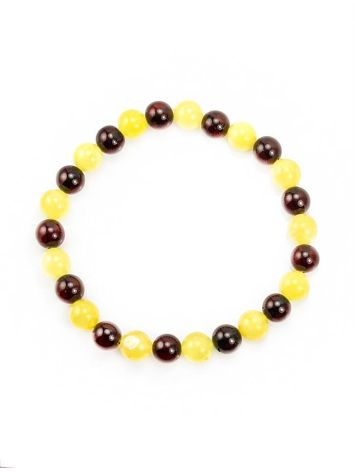 Two Toned Amber Beaded Bracelet, image , picture 3