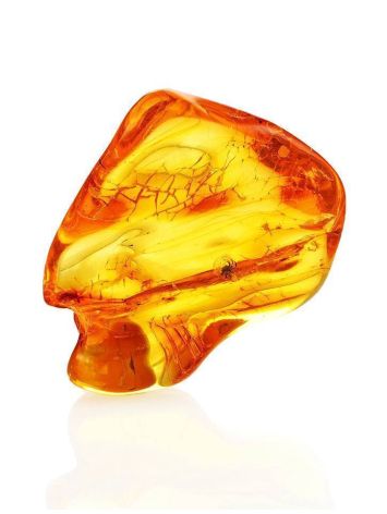 Amber Stone With Spider Inclusion, image 