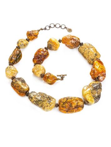 Raw Amber Bead Necklace The Indonesia, image , picture 3