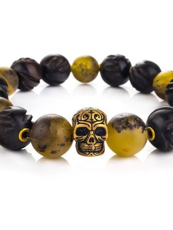 Amber And Wood Bracelet The Cuba, image , picture 2