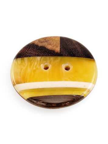 Decorative Amber Button With Wood The Indonesia, image , picture 5