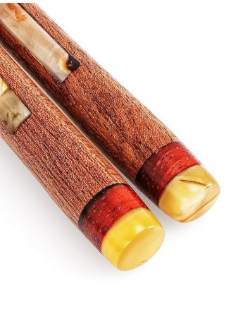 Wooden Chopsticks With Honey Amber, image , picture 5