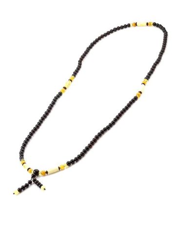 Multicolor Amber Buddhist Prayer Beads The Cuba, image , picture 4