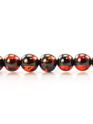 Extra Long Two-Toned Amber Beaded Necklace The Prague, image , picture 2