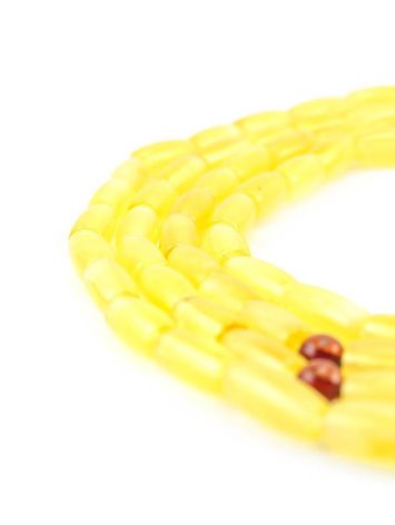 Honey Amber Buddhist Prayer Beads, image , picture 2