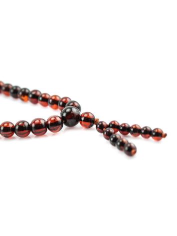 108 Cherry Amber Mala Beads With Dangle, image , picture 5