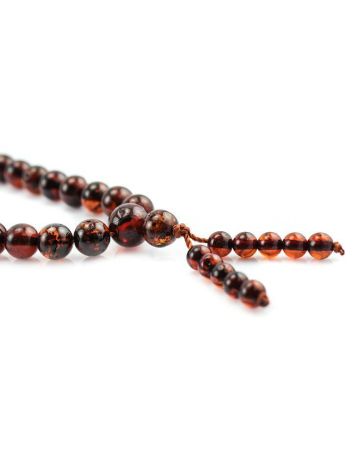 Cherry Amber Buddhist Prayer Beads, image , picture 5