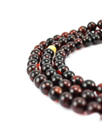 Cherry Amber Buddhist Prayer Beads, image , picture 2