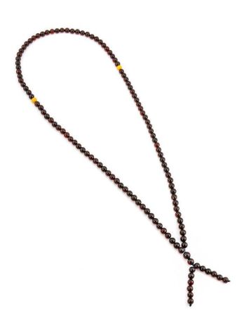 Cherry Amber Buddhist Prayer Beads, image , picture 10