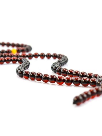 Cherry Amber Buddhist Prayer Beads, image , picture 4