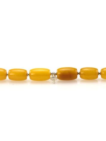 Honey Amber Beaded Necklace With Bail, image , picture 2