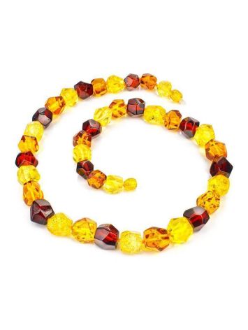 Faceted Amber Beaded Necklace, image , picture 3