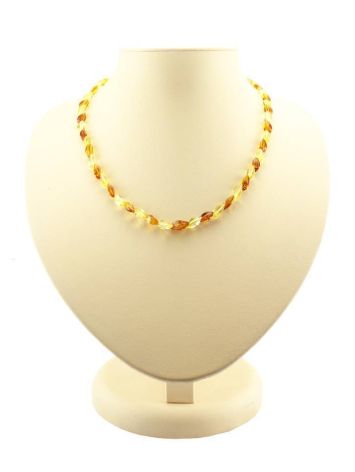 Stylish Multicolor Amber Necklace, image 