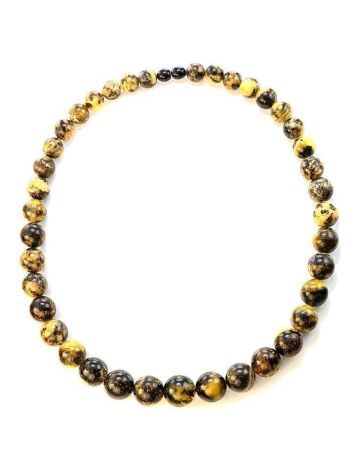 Amber Ball Beaded Necklace The Meteor, image , picture 4