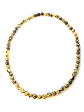Ethnic Style Amber Ball Beaded Necklace The Meteor, image , picture 4