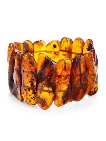 Bold Amber Elastic Bracelet The Volcano, image , picture 3