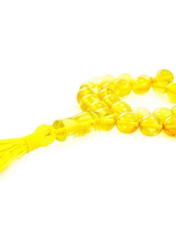 33 Amber Islamic Prayer Beads With Tassel, image , picture 2
