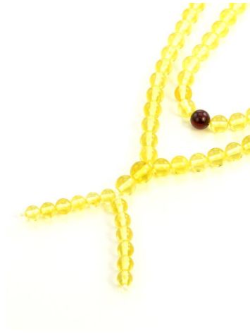 108 Lemon Amber Buddhist Prayer Beads, image , picture 3