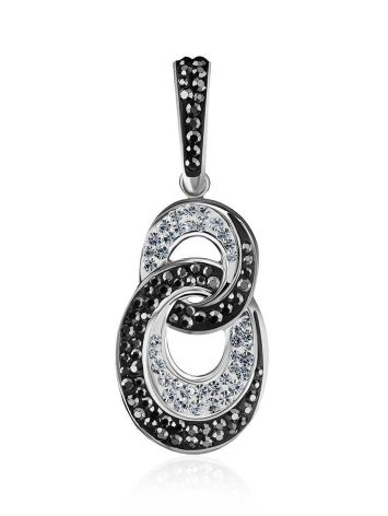 Black And White Crystal Pendant The Eclat, image 