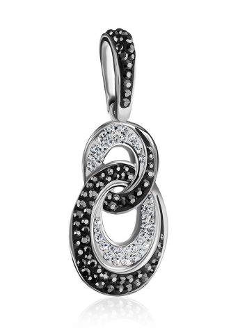 Black And White Crystal Pendant The Eclat, image , picture 4