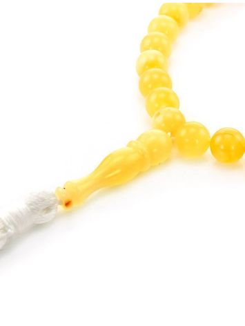 33 Honey Amber Islamic Rosary With Tassel, image , picture 3
