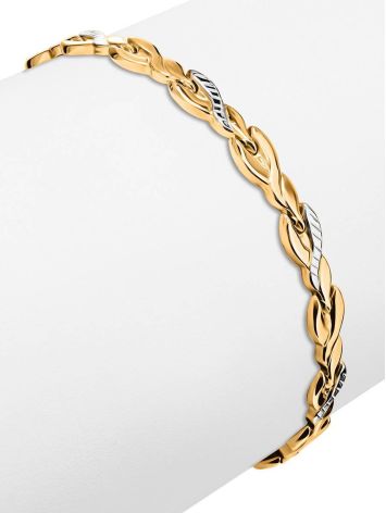 Classic Golden Link Bracelet, image , picture 3