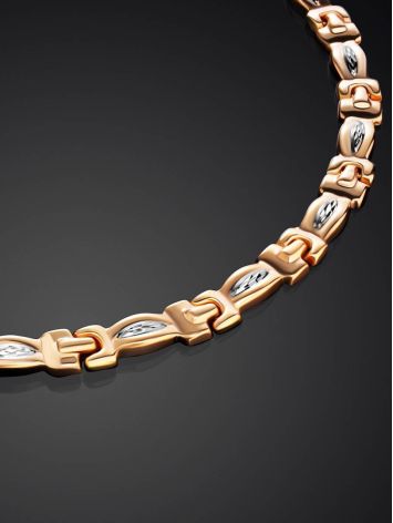 Two Toned Golden Necklace, image , picture 2