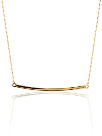 Minimalistic Golden Necklace, image 