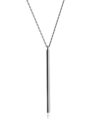 White Gold Dangle Necklace, image 
