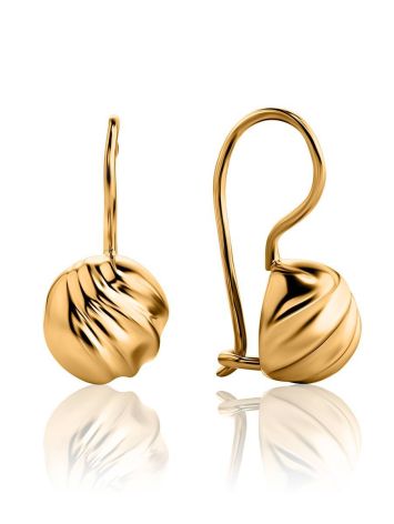 Gold Plated Silver Earrings, image 