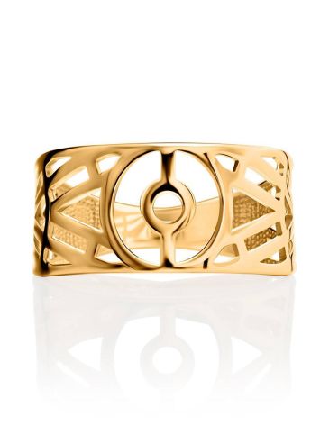 Amazing Geometric Band Ring, Ring Size: 6.5 / 17, image , picture 3
