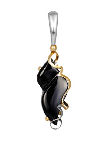 Black Onyx Handcrafted Pendant The Serenade, image 