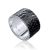 Scale Motif Silver Band Ring, Ring Size: 11.5 / 21, image 