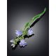 Exquisite Bluebell Flower Enamel Brooch, image , picture 2