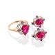 Gorgeous Gold Diamond Ruby Ring, Ring Size: 9.5 / 19.5, image , picture 4