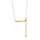 Horizontal Bar Gilded Silver Necklace With Amber The Palazzo, image 