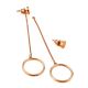 Chic Rose Gold Plated Silver Dangles The ICONIC, image , picture 3