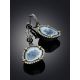 Stunning Silver Dangles With Bold Agate Geode And Crystals, image , picture 2
